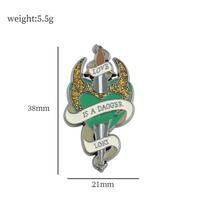 New, Marvel European and American film and television brooch, Moonlight Knight, Scarlet Witch Rocky, Thanos enamel pin