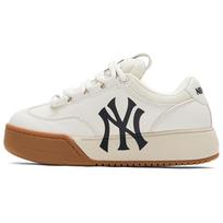 MLB Chunky Wide Low top Skateboard Shoes Unisex White Beige Sneakers 3ASXCCW3N-50CRS 42.5 kreminė