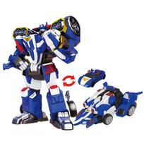 2 IN 1 Tobot transformuojantis robotas į automobilį žaislas Korėjos animacinių filmų broliai Anime Tobot transformuojami automobiliai žaislai vaikams dovana blue