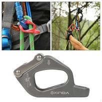 Safety Positioning Lanyard Restraint Harness Protective Cord for Downhill Climbing Scaffold Gray Adjuster