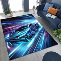 Future Concept Sports Car Racing Bike Motorcycle Rug for Bedroom Living Room Sofa Home Doormat Decor,Large Non-slip Floor Mat 40x60cm( 15x23in )