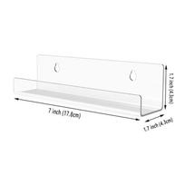 Transparent Acrylic Record CD Storage Rack Living Room Decoration Vinyl Record Shelf Wall Holder Record Display Shelf
