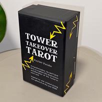 Tower Takeover Tarot Deck in Rigid Box, Unique 79-Card Tarot Set for Transformation & Liberation 12*7cm Double-embossed juoda
