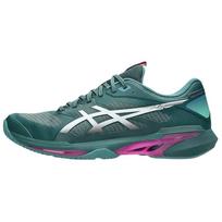 ASICS SOLUTION SPEED FF 4 Rebound Low top Tennis Shoes Men's Green Silver 1041A532-300 41.5