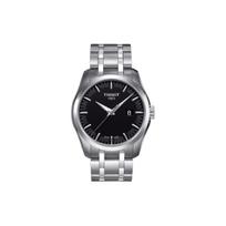 TISSOT Kutu Collection Quartz Movement Men's Watches Watch 39mm Black Dial Stainless Steel Watchband T035.410.11.051.00