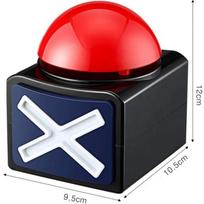 Game Answer Buzzer Alarm Button With Sound Light Trivia Quiz Got Talent Buzzer Educational Equipment Original School Supplies red