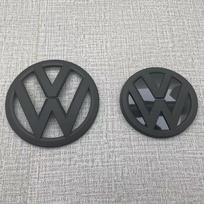 Golf 7 7.5 MK7 MK7.5 GTI 2026 Karštas VOLKSWAGEN VW 2 vnt. Pakeičiama emblema Golf 7 MK7 2014 2015 2017 2016 Automobilio priekinis variklio dangtis G XXXXL matinė juoda spalva