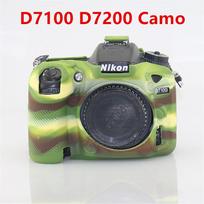 Litchi Pattern Soft Silicone Armor Camera Body Case For Nikon D780 D850 D7100 D7200 Rubber Cover Skin