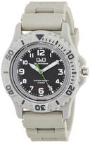 Analog Solar 10 ATM Water Urethane Gray [Citizen Q&Q] Watch, Resistant, Strap, E02A-004VK, Men's, pilka spalva