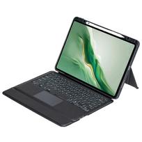 Compatible with Honor MagicPad 2 12.3 Leather Stand Cover with Backlit Touchpad Bluetooth Keyboard TH22 AS for Tablet Accessories