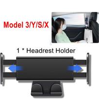 Headrest Tablet Holder For Tesla Model 3 Y Juniper Back Seat Phone Mount Hook 360° Stand Center Console Organizer Accessories juoda