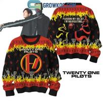 Twenty One Pilots Pardon My Delay I’m Navigating Ugly Sweater Unisex T-Shirt S