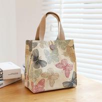 ins bento bag canvas tote bag fashionable foreign style go out Japanese office workers bring rice mother lunch lunch box bag