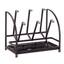 Cup Bottle Drying Rack with Removable Drip Tray Iron Storage Rack for Mugs Whiskey Glasses And Cups Anti-Rust Scratch-Resistant Kitchen Organizer