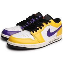 Jordan Air Jordan 1 žemi senoviniai krepšinio batai Unisex 553560-081(Team130-VAM) 36 black