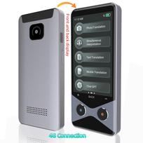 AI Smart Translator - Offline Photo Translation, 3.7-Inch 4G/WiFi/Hotspot Multilingual Device 4G Connection pilka