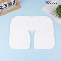 100/200Pcs Disposable SPA Face Massage Pad Cotton Pillow Towel Cover Salon Headrest Pad Skin Care Tool