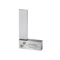 High Precision Try Square 90° Right Angle Ruler Woodworking Square  Construction Layout 63×40 mm