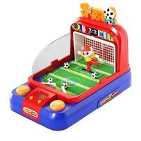 Children's desktop football game console, with a movable goalkeeper scoreboard and sound effects