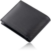 Genuine Leather and Water Sporty Tough Carbon Slim and Thin Coin Purse for Smooth Transactions 10 Card Slots with Hidden Pocket Large Capacity [Mura]
