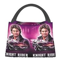 Knight Rider Action Tv Series Insulated Lunch Bag for Women Kids Portable Food Boxes Thermal Lunch Box Tote One Size