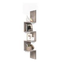 Corner Wardrobe Shelf: Multi-layer Wall Bookshelf & Display Rack for Bedroom or Living Room