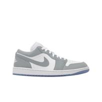 Air Jordan 1 Low White Wolf pilki moteriški sportbačiai aliuminiai DC0774-105 36