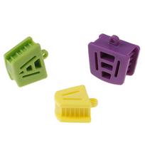 3Pc Dental Silicone Mouth Prop Bite Rubber Opener Retractor Latex Teeth Tool