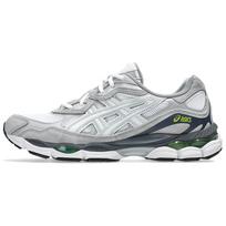 ASICS GEL NYC Rubber Running Shoes Men's Gray White Sneakers 1203A383-109 41.5 gray
