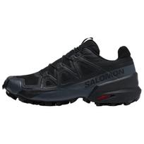 SALOMON Abrasion Resistant Breathable Low Top Running Shoes Men's Black Sneakers 475678 44⅔ juoda