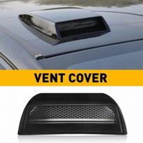 Universal Car Decorative Air Flow Intake Hood Scoop Vent Bonnet Cover Black H