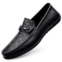 Autumn new breathable British soft-soled lazy driving shoes casual Doudou shoes 36 juoda