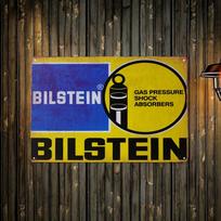 Vintage Bilstein Pressure Shock Absorber Metal Sign  Retro Wall Decor for Man Cave Garage Bar  Classic Style Tin Plaque wit 20x30cm（7.8x11.8inch）