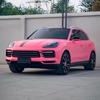 Car Wrap Vinyl Film Crystal Pink Car Sticker PET Sticker Bubble Free Auto Decals Car Accessories Exterior Interior Decoration 10x152cm