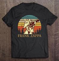 New Rare Frank Zappa Playing Violin Rat Vintage Black All size E833 3XL