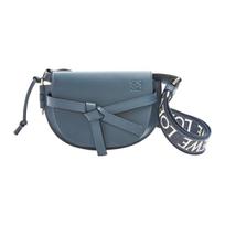 Loewe Adjustable Detachable Shoulder Strap Embossed Letter Puzzle Soft Cowhide Mini Shoulder Crossbody Bag Women Shoulder Bags Blue A650N46X13-6901 Basic Set (Bag+Dust Bag)