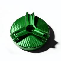 Kawasaki Ninja 400/Z400/ZX25/ZX4R Aluminum Anti-theft Oil Cap žalia