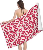 Beach Towel Map of The United States Quick Dry Oversized Lightweight Thin Bath Towel  ,Men's and Women's Travel Swimming Pool W40*H60(CM)
