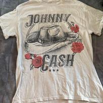 vintage Johnny Cash tee Shirt Concert Tour Full Size Unisex T-Shirt XL
