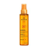 Nuxe Sun Taning Oil Face And Body Spf30 150ml orange