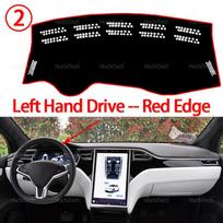 Dashboard Cover Protective Pad Dash Board Sunshade Carpet Anti-UV Dashmat for Tesla Model X 2016 2017 2018 2019 2020 2021 2022