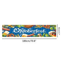 Oktoberfest Sign Banner Oktoberfest Decorations Oktoberfest Festival Party Supplies blue