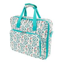Portable Embroidery Organizer Bag Oxford Cloth Embroidery Tool Storage Bag with Multi Pocket for 11.2  Hoop Handmade Accessories ežero mėlyna spalva