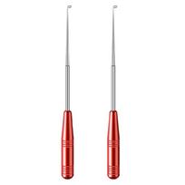 2Pcs Fishing Hook Remover Tool Security Fish Hook Disconnect Device Fishing Gear raudona