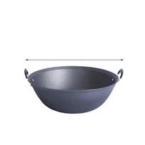 Traditional Cast Iron Round Bottom Wok 34cm