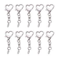 Chic Heart Keyring Pendant Personalized Spring Buckle Clasps Key Rings Accessory 1