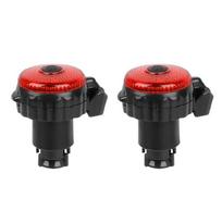 2pcs Long Handle Bicycles Mirroring Revolving Safe Rearview Looking Glass  Bike Accessories 1 black
