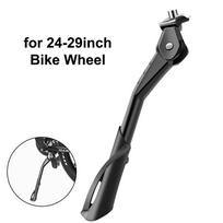 Bicycle Kickstand for 24-29 Inch Mountain Bike MTB/Snow/Electric Vehicle Adjustable Aluminum Alloy Bike Parking Stand Foot Rest