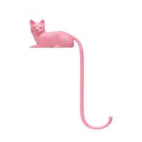 Cute Pet Tail Hook for Computer Screen Desk Headphone Hanger Organizer Dog Cat Tail Adhesive Hook for Hanging Keys Cables Hats Computer Accessories