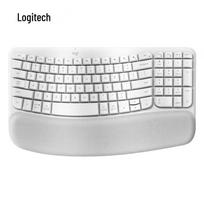 Logitech WAVE KEYS Wireless Ergonomic Keyboard balta